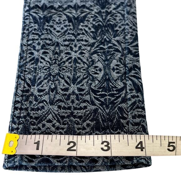 HUE Denim Print Jegging Woman’s Size Small Leggings Stretch Skinny Casual - Picture 11 of 11